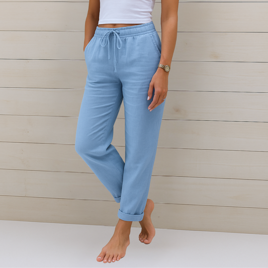 Adrianna™ Premium Linen Stretch Trousers